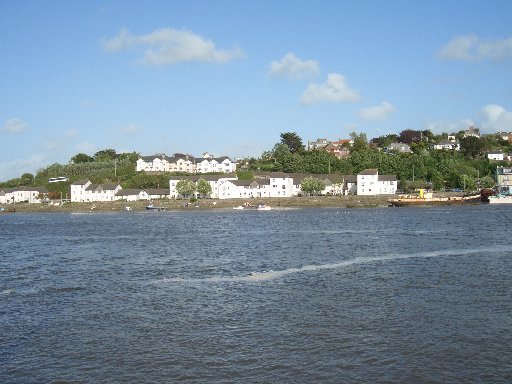 Off out to sea ... passing East the Water